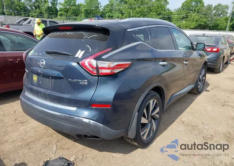 2018 Nissan Murano Platinum from USA, damaged, VIN 5N1AZ2MH0JN154004